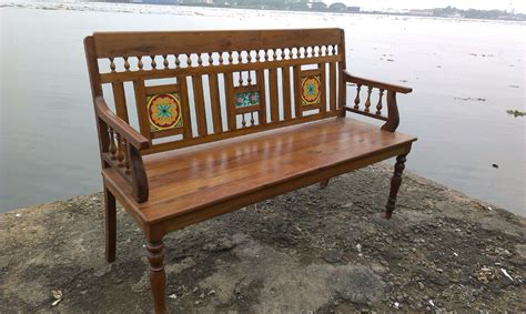 antique bench  sale  india teak wood furniture