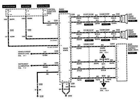 ford explorer radio wiring diagram