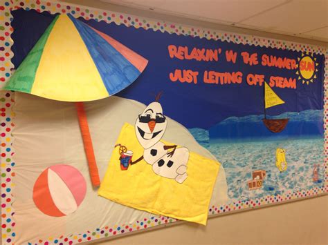 summer bulletin board ideas  feed  sunny side  life