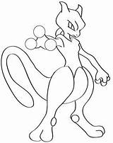 Mewtwo Coloring Pages Pokemon Mew Drawing Draw Mega Color Getdrawings Getcolorings Print sketch template