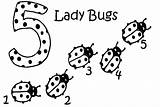Ladybug Coloring Pages Printable Bugs Ladybugs Print Grouchy Lady Colouring Kids Clipart Five Bug Preschool Coloringhome Popular Comments Number Library sketch template