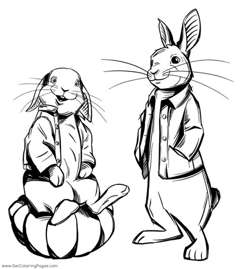 printable coloring pages cartoon coloring pages rabbit artwork