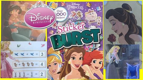 disney princess sticker burst book jigsaw puzzle part  games  kids