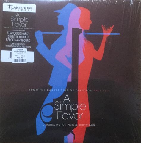 simple favor original motion picture soundtrack  red vinyl discogs