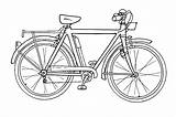 Colorear Bicicletas Biciclette Velos Stampare Bicicletta Transportes Disegno Bici Merda Ladro Coloratutto sketch template