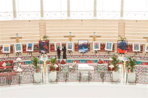 emirati artwork displayed  burj al arab hotelier middle east