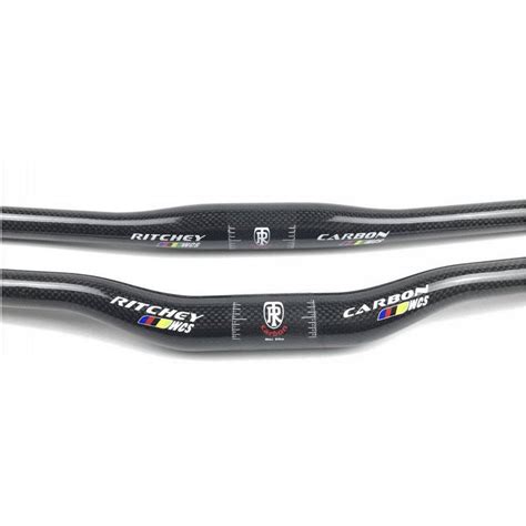 gloss finish carbon flat bar mtb mm riser handlebar carbon