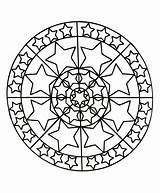 Mandala Mandalas Coloring Simple Pages Kids Stars Stress Anti Zen Star Print Color Adults Cute Relaxation Adult Help If Few sketch template