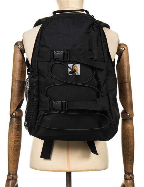 carhartt wip kickflip  backpack black accessories  fat buddha store uk