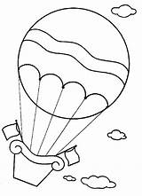 Air Hot Kids Coloring Balloons Pages Fun sketch template