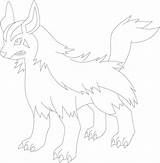 Coloring Pages Pokemon Mightyena Lineart Color Drawings Pokémon Mudkip Deviantart Draw Printable Dark Printables Print Choose Board sketch template