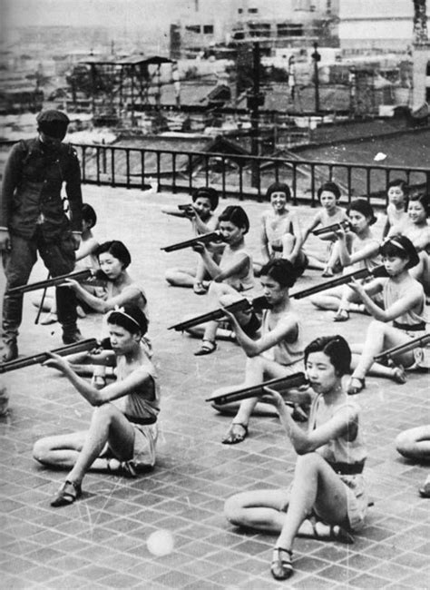Japanese Sex Slaves Being Trained For Military Duties