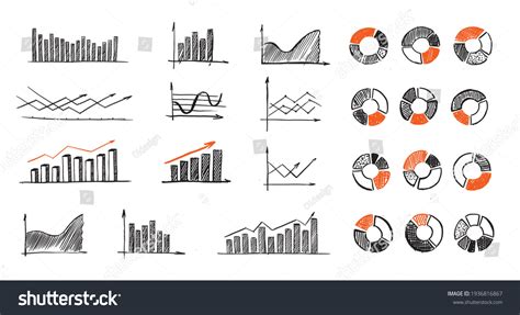 graphs drawing images stock  vectors shutterstock