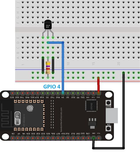 dsb temperature sensor  esp parasite mode wiring schematic diagram