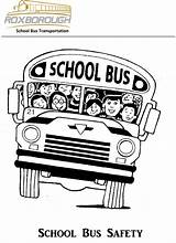 Bus Safety Tips Colouring Book Kids School sketch template