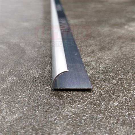tile trim mm aluminium chrome  edge heavy duty    lengths