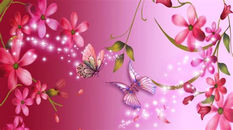 pink flower backgrounds wallpapertag