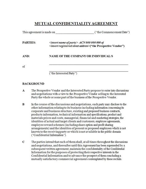 mutual referral agreement template