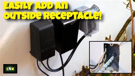 add  outdoor exterior electrical receptacle youtube