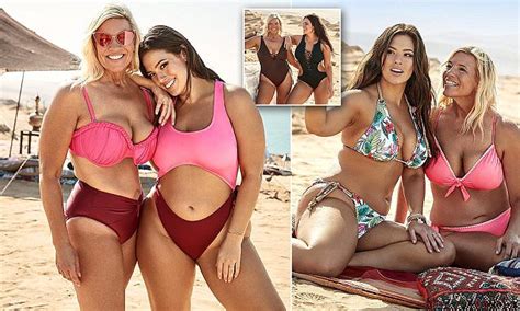 Ashley Graham Stars In New Swimsuit Campaign With Her Mom Daily Mail