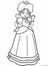 Daisy Coloring Princess Pages Printable sketch template