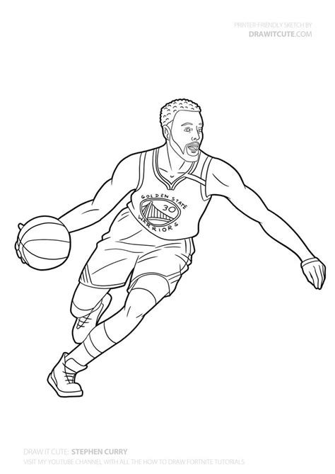 printable stephen curry coloring pages customize  print