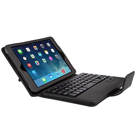 ipad mini  keyboard case wireless bluetooth keyboard case ultra slim detachable pu leather