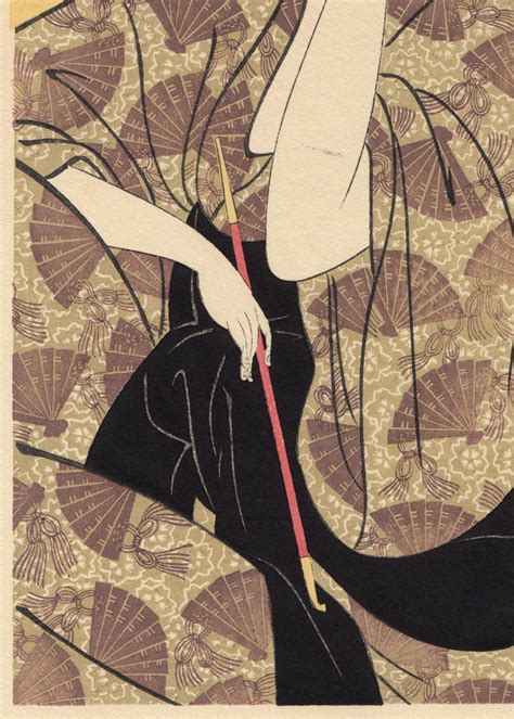 japanese woodblock print after kitagawa utamaro geisha