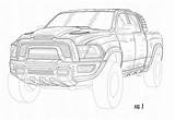 Trx Ram 1500 Rebel Road Off Drawings Patents Patent sketch template