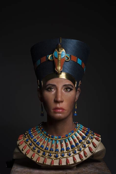 facial reconstruction sculpture    year  mummy  king tuts biological mother