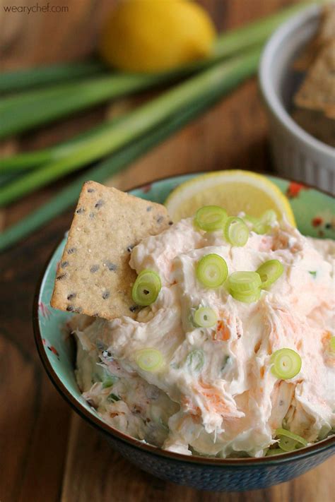 smoked salmon cream cheese dip  spread  weary chef