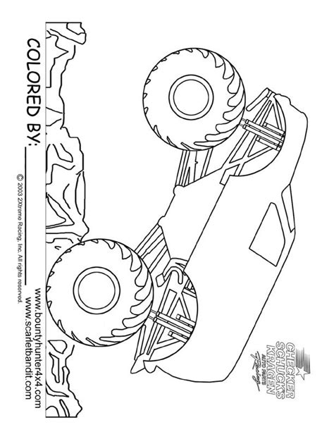 monster truck coloring page printable monster truck coloring pages