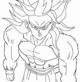 Goku Coloring Saiyan Super Pages Ball Dragon God Drawing Ssj Goten Printable Color Form Coloriage Son Drawings Print Games Awesome sketch template