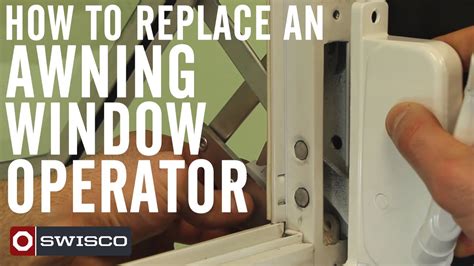 replace  awning window operator p youtube