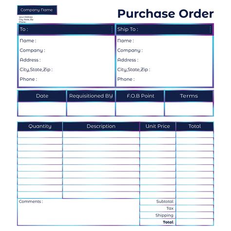 order forms  printable