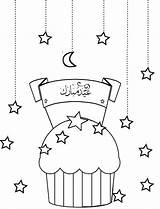 Eid Coloring Pages Mubarak Kids Printable Getcolorings Crafts sketch template