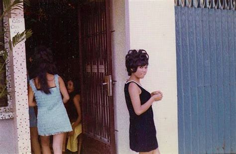 candid color shots show bar girls during the vietnam war