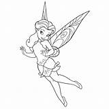 Fada Fairies Tinkerbell sketch template
