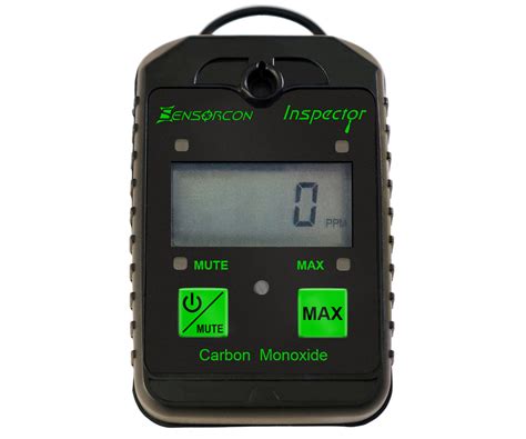 portable carbon monoxide detector meter  inspector sensorcon sensing products  molex
