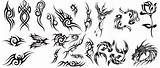 Tattoo Tribal sketch template