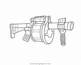 Grenade Launcher Coloringpages101 sketch template