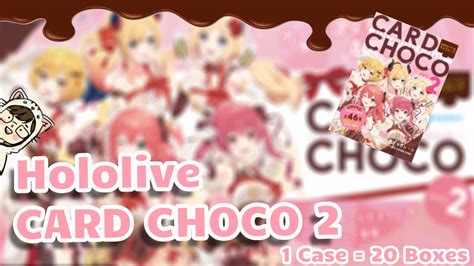 hololive card choco  lets  chocolate wasted youtube