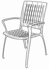 Chair Coloring Garden Plastic Clipart Getdrawings Printable Complaint Dmca Favorite sketch template