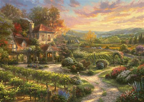 Schmidt Thomas Kinkade Painter Of Light Wine Country Living 2000