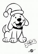 Coloring Christmas Pages Dog Colouring Puppy Kids Print Printable Sheets Happy Kidspot Cute Santa Pup Nz Popular Draw A3 Online sketch template