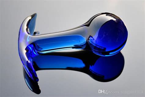 40mm pyrex glass anal dildo butt plug crystal bead vagina ball fake