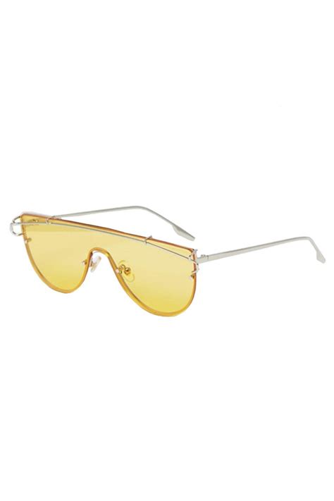 Trend Fix Yellow Tinted Lens Sunglasses
