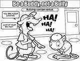Bullying Coloring Pages Anti Bully Colouring Buddy Verbal Para Colorear Resolution Imagenes Color Printable Safety Clipart Clip Medium High Elementary sketch template