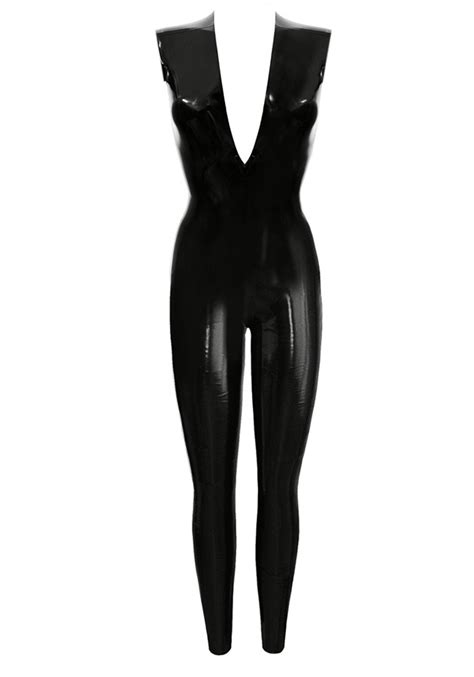 atsuko kudo shop latex clothes and accessories sleeveless linde catsuit