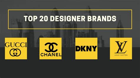 top  designer brands worldwide   marketing